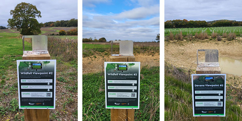 View points at Wildfell and Devana